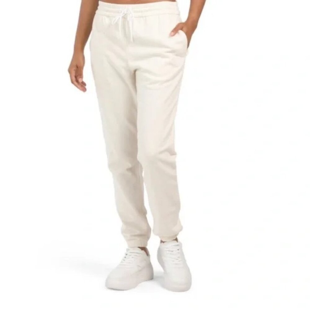 Peloton TWGF Joggers Sweatpants in Cream White Women’s Size Large